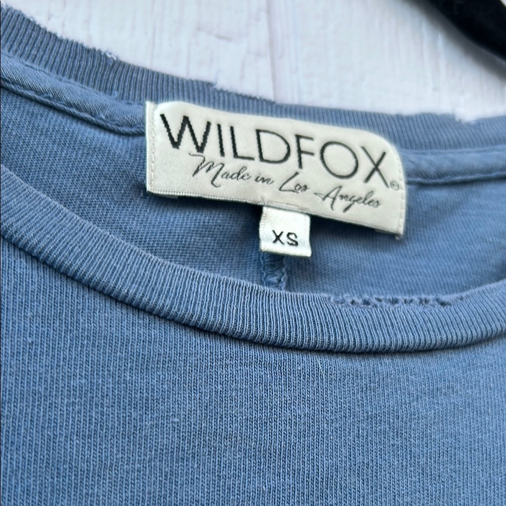 Wildfox Vintage Blue Graphic Tee - Picture 2 of 5